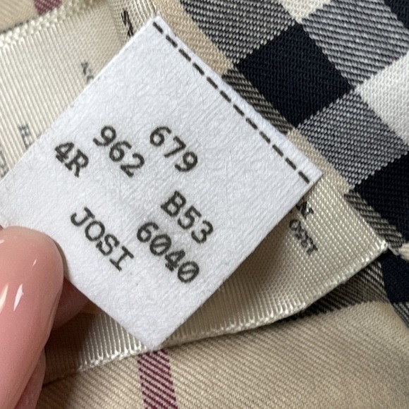 Burberry Josi Trench Coat Orange Nova Check Womens 4 Classic Preppy Old Money - Picture 7 of 16